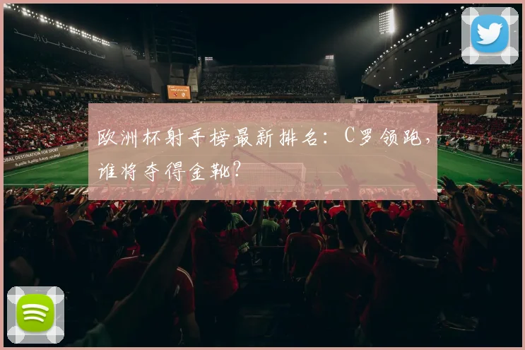 欧洲杯射手榜最新排名：C罗领跑，谁将夺得金靴？